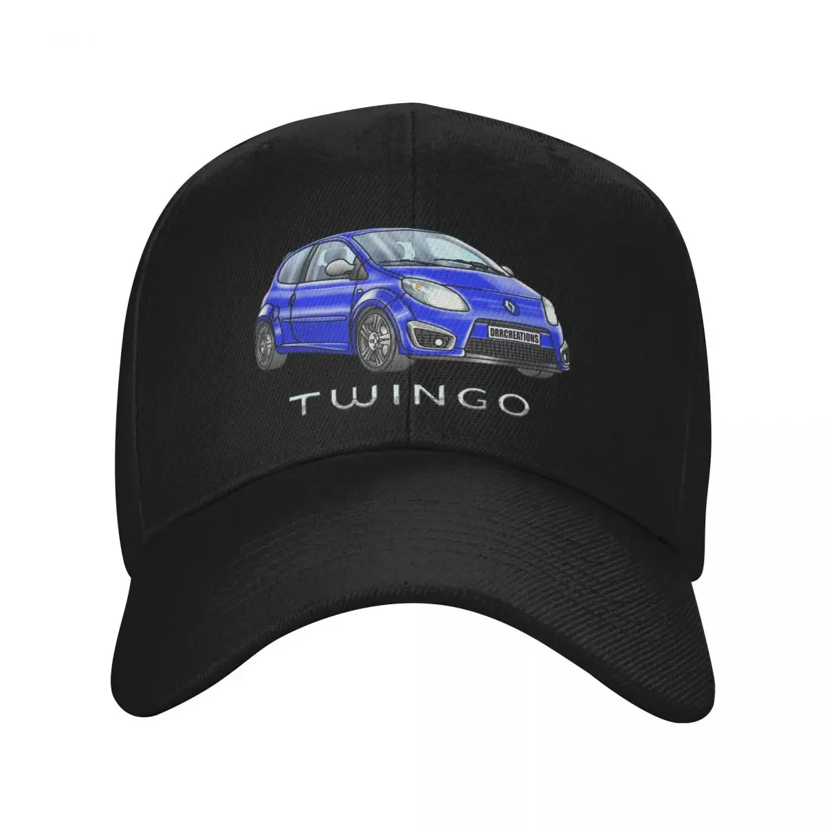 

Twingo Blue! French car lover! Mk2! Twingo script! Baseball Cap Beach Bag Designer Hat Women's Beach Outlet Men's