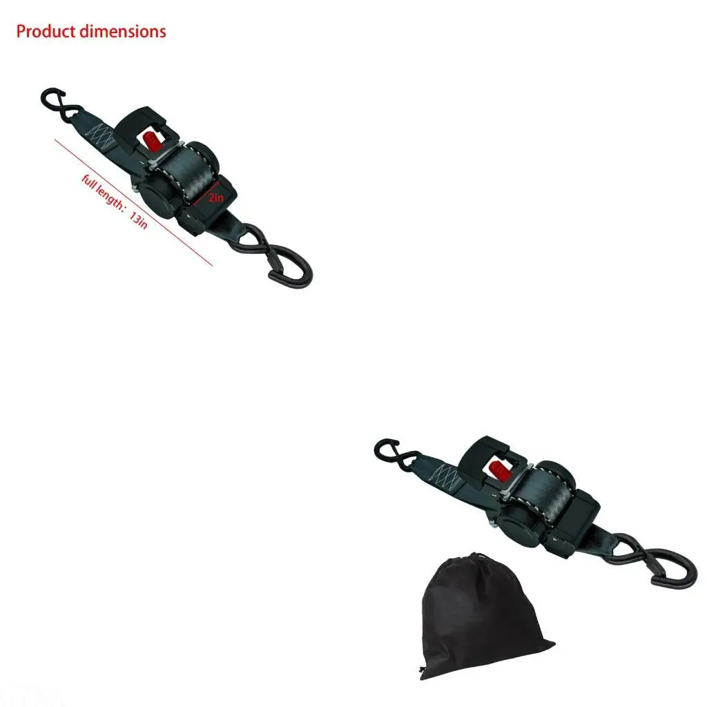

G7NA Pack of 2 Record Varnished Hook Secure Belts Prevent Scratches Permanent Polyester