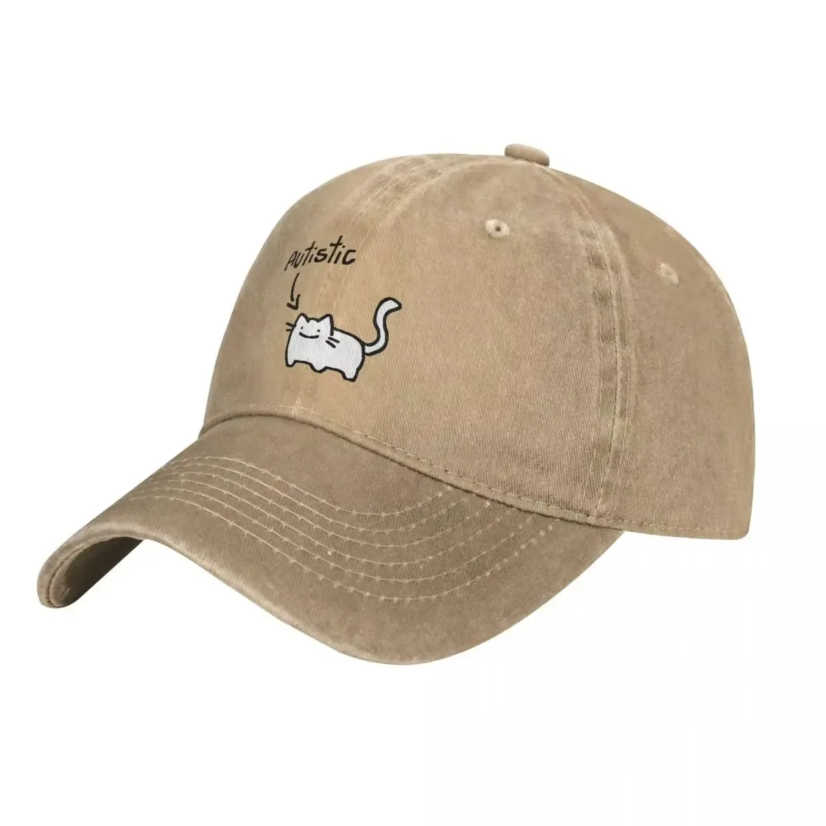 chapeus-gato-autista-chapeu-feminino-viseira-de-sol-bones-de-beisebol-animal-peaked-cap