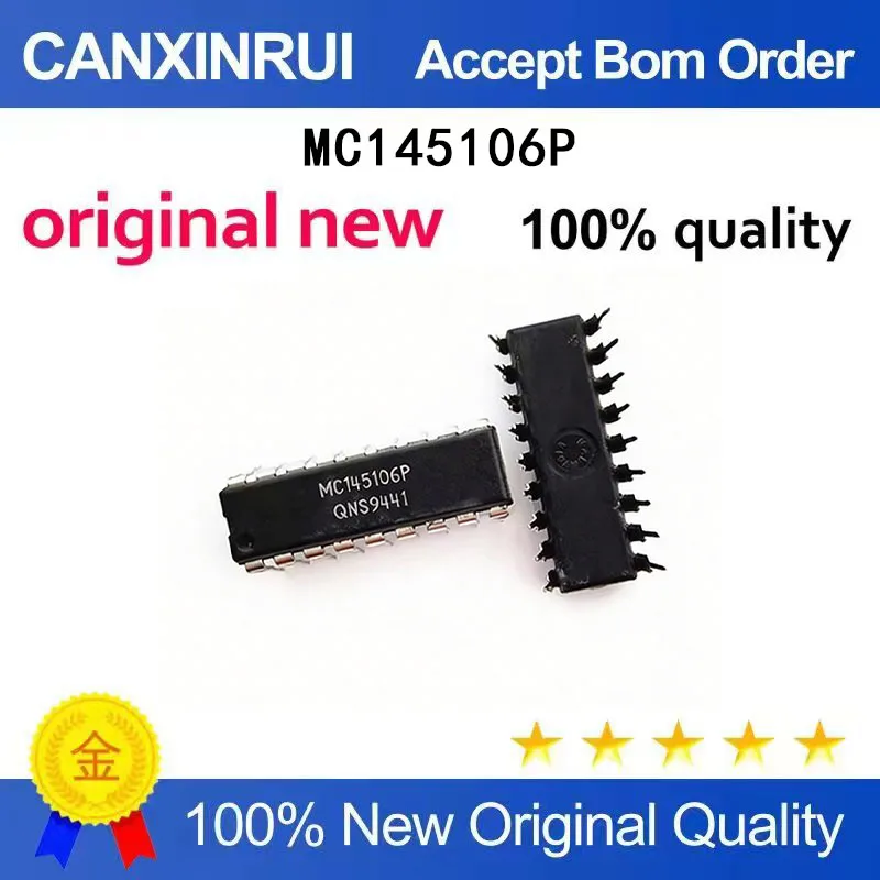 

(5-100 Pieces) Brand new original MC145106P DIP-18 integrated circuit spot chip