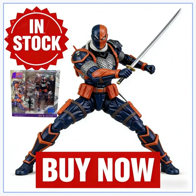 

New Arrival Deathstroke 17cm Collectible Action Figure Yamaguchi Style Movable Joints Toy Desktop Decoration Gift
