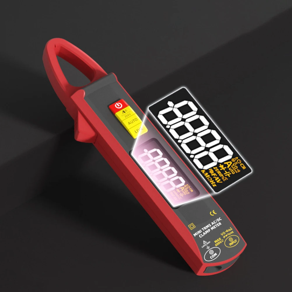 Digital Clamp Tester UX2 Clamp Meter High Resolution LCD Display Wide Jaw Opening Design Portable Clamp Meter With Storage Bag