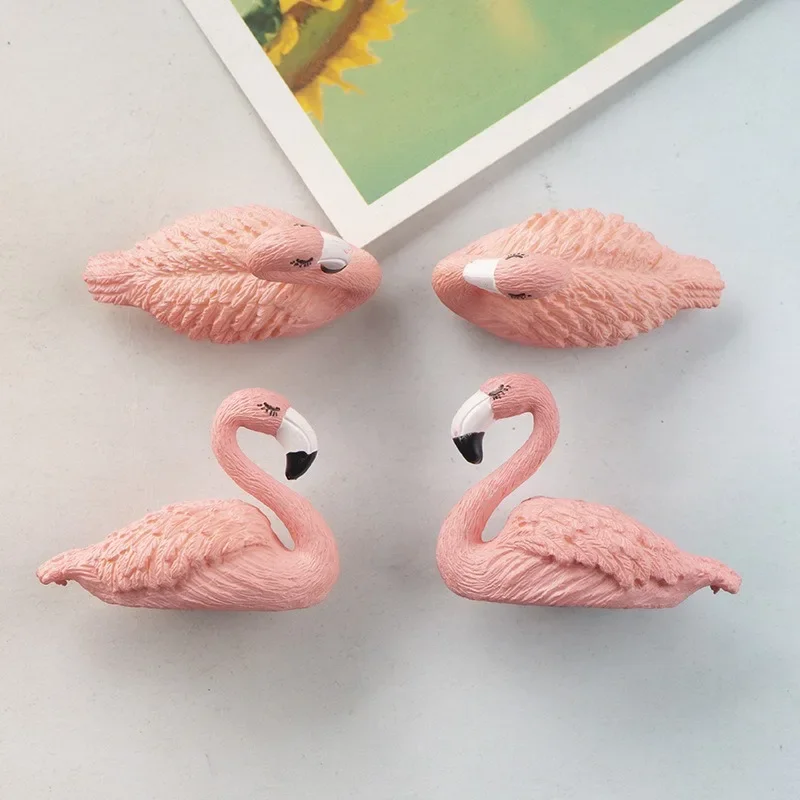 2 قطع الجملة الجدة لطيف زوجين الزفاف احتفالي فلامنغو زخرفة، زوج من ديكورات المنزل