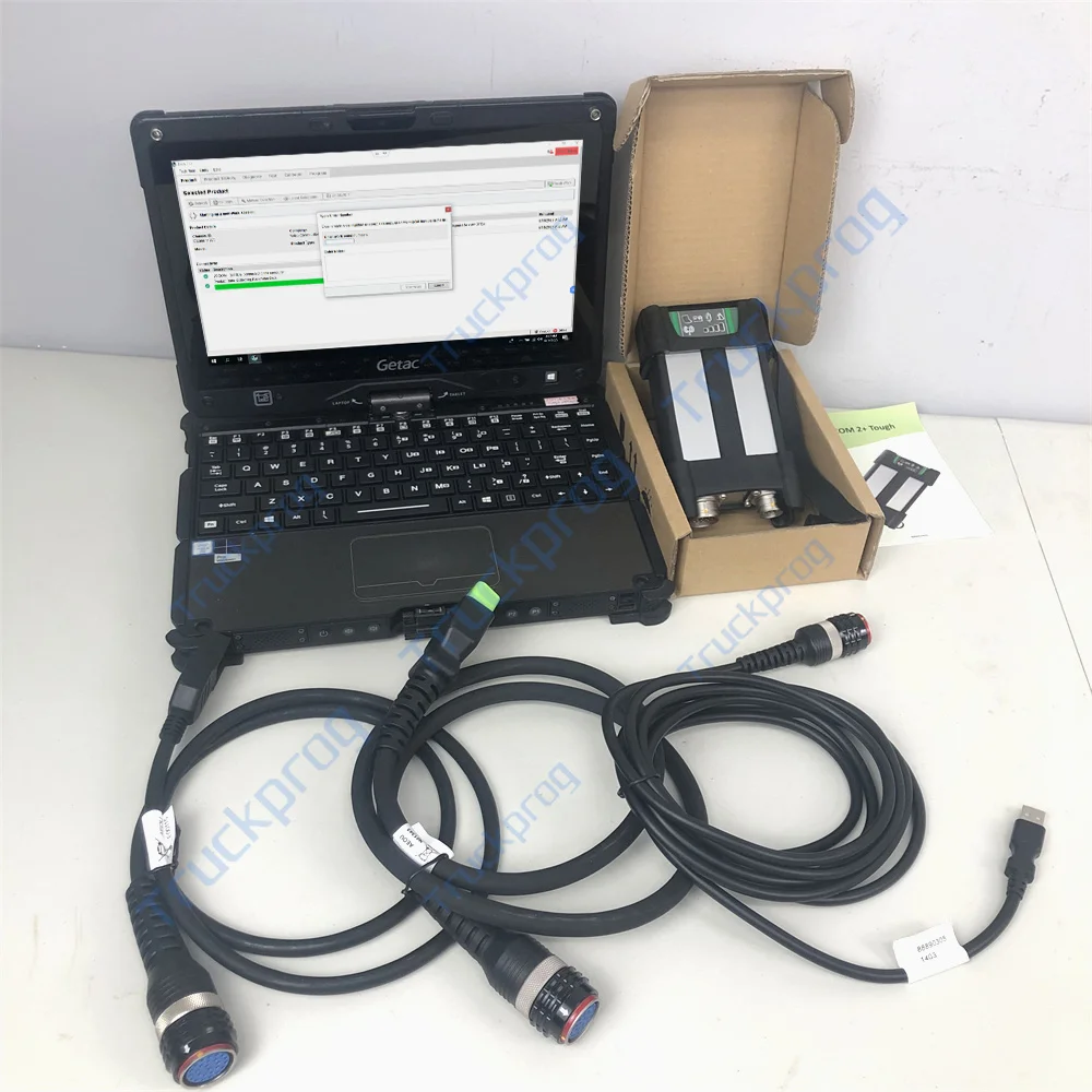 Getac Laptop Tablet VOCOM 2+ Genuine Adapter Vocom 88894400 PTT Premium Tech Tool Vocom2 WIFI Heavy Duty Truck Diagnostic Tool