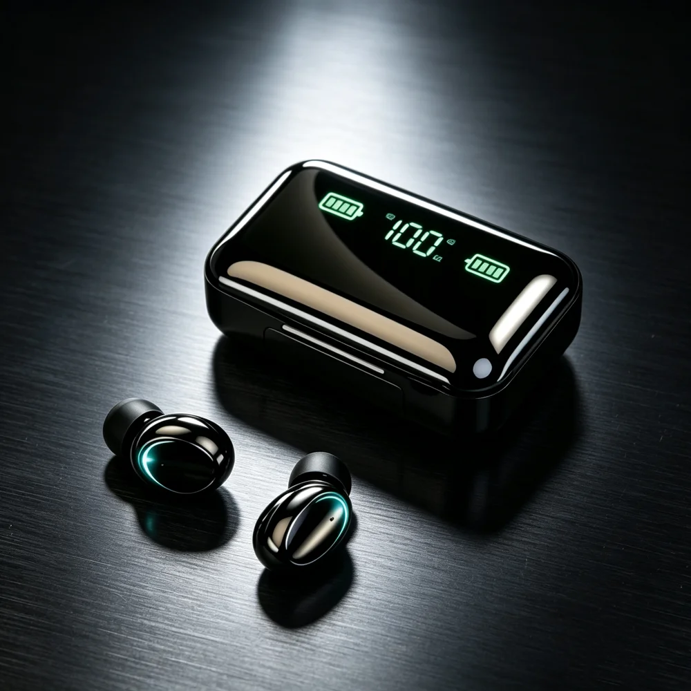 Wireless Earphones Bluetooth Headphones Professional Bluetooth Headset Feature Adjustable Headbands for Customized Ergonomic Fit
