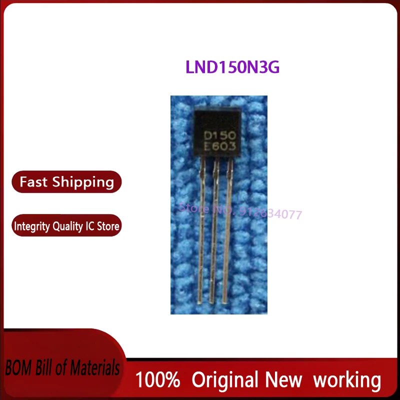 

10-1000 шт./лот 100% новый оригинальный LND150N3-G LND150N3G LND150N3 LND150 TO-92