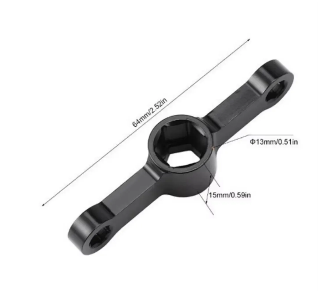 M3/M4/M5 lock nuts, Brushless Motor accessory adapter, Bullet Cap, quick release wrench, RC Quadcopter FPV Drone controller tool