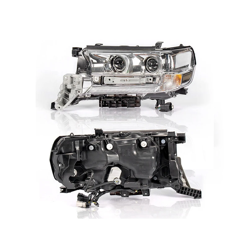 Hot Sale Bumper Body Kit Facelift Conversion Headlight  for Land Cruiser Prado LC 200 2021 Upgrade to 2016- High