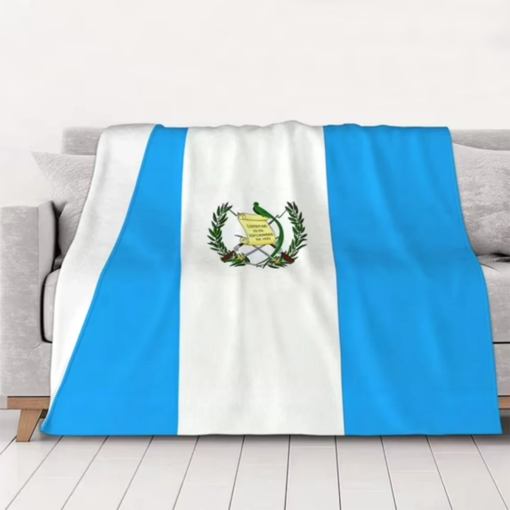 Flagicts 100% Cotton Cute Guatemala  Flag Throw Blanket