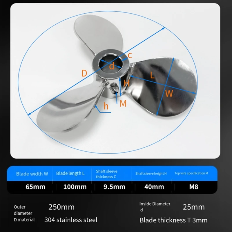 304 Paint Stirrer Paint Stirrer Paint Paddle Stirrer Air Tool Accessories 3 Blade Fan Disc Propeller Dispersion Plate