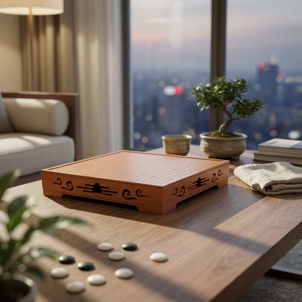 chinese-chess-and-weiqi-set-solid-wood-2-in-1-chess-board-wooden-weiqi-board-gift-choice-traditional-for-adults-tabletop-play