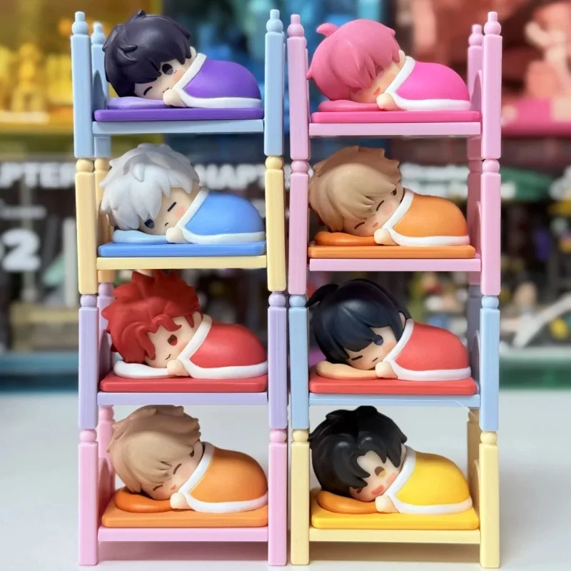 

Genuine Link Click Warm Bedding Series Animation Blind Box Link Click Lucas Charles Vein Jo Cute Mini Doll Model Decor Toy Gift