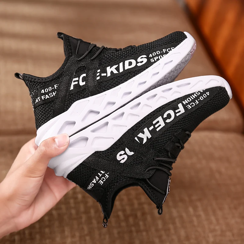 Casual Kids Sneakers For Boys Breathable Lightweight Anti Slip Sneaker Girl Outdoor Children Walking Running Tennis Shoes Summer