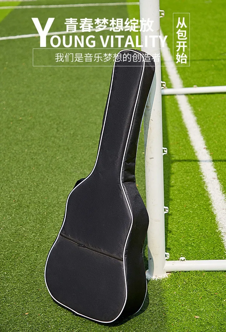 41 Inch Guitar Bag Thickened Waterproof Double Shoulder Backpack for Acoustic Classical Guitar Gig Bag Wholesale view 6