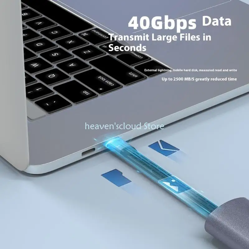 Y88B USB4.0 Loại C Cáp 240W Sạc nhanh 40Gbps Transfer Data Nhà ở