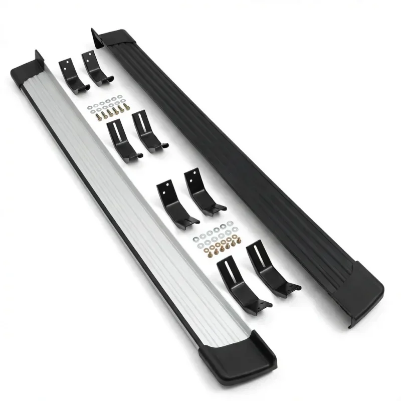 High Quality Aluminum Alloy S Plastic Black Running Boards Side Steps Vehicle Accsory