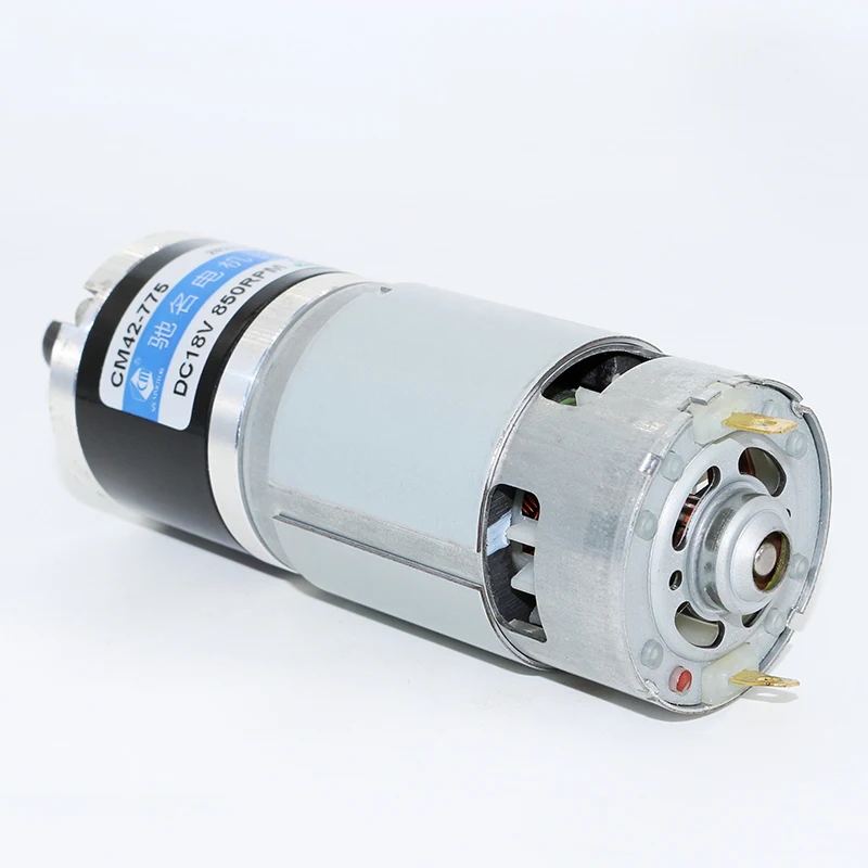 Customized 42MM 775 planetary gear motor Adjust Speed motor 775 18v High Torque 24V Reversed long life reduction gearbox