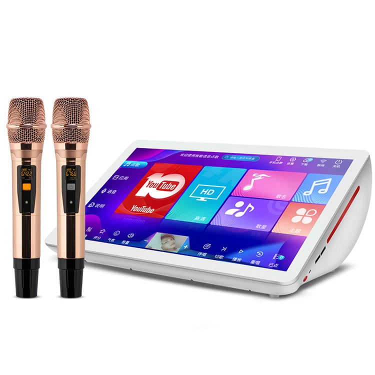 2025 Chenisok Latest 19.5 4 In1 2T Professional Portable Karaoke Player Durable Using Karaoke Machine Home Theater KTV System