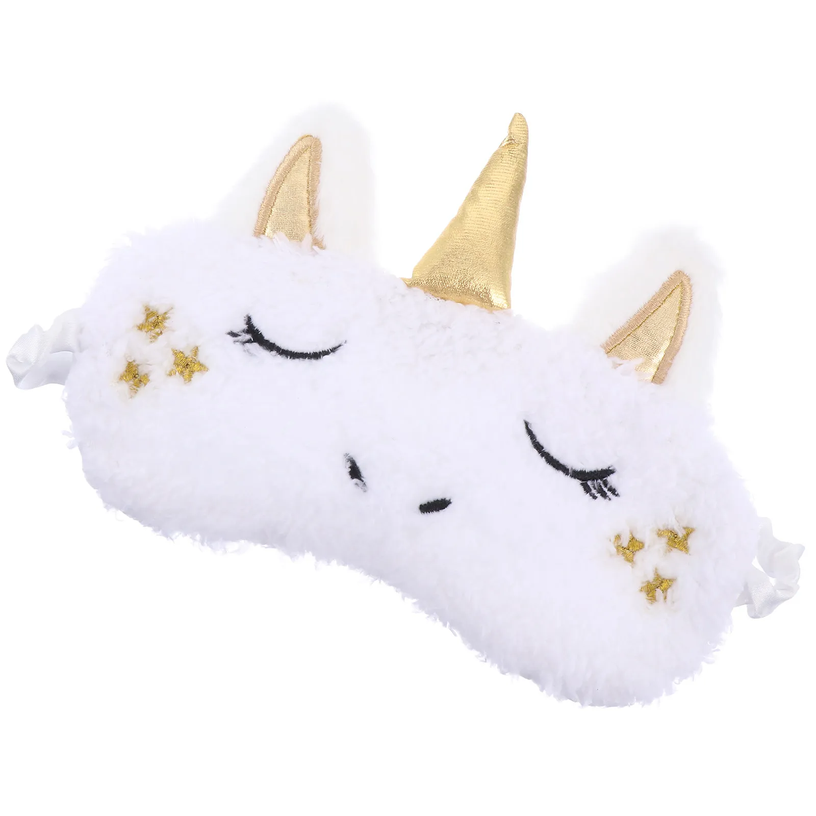 1Pcs Unicorn Sleeping Eye Mask Soft Skin-Friendly Fabric Elastic Band for Travel Nap Flight Train Sleep Light Blocking