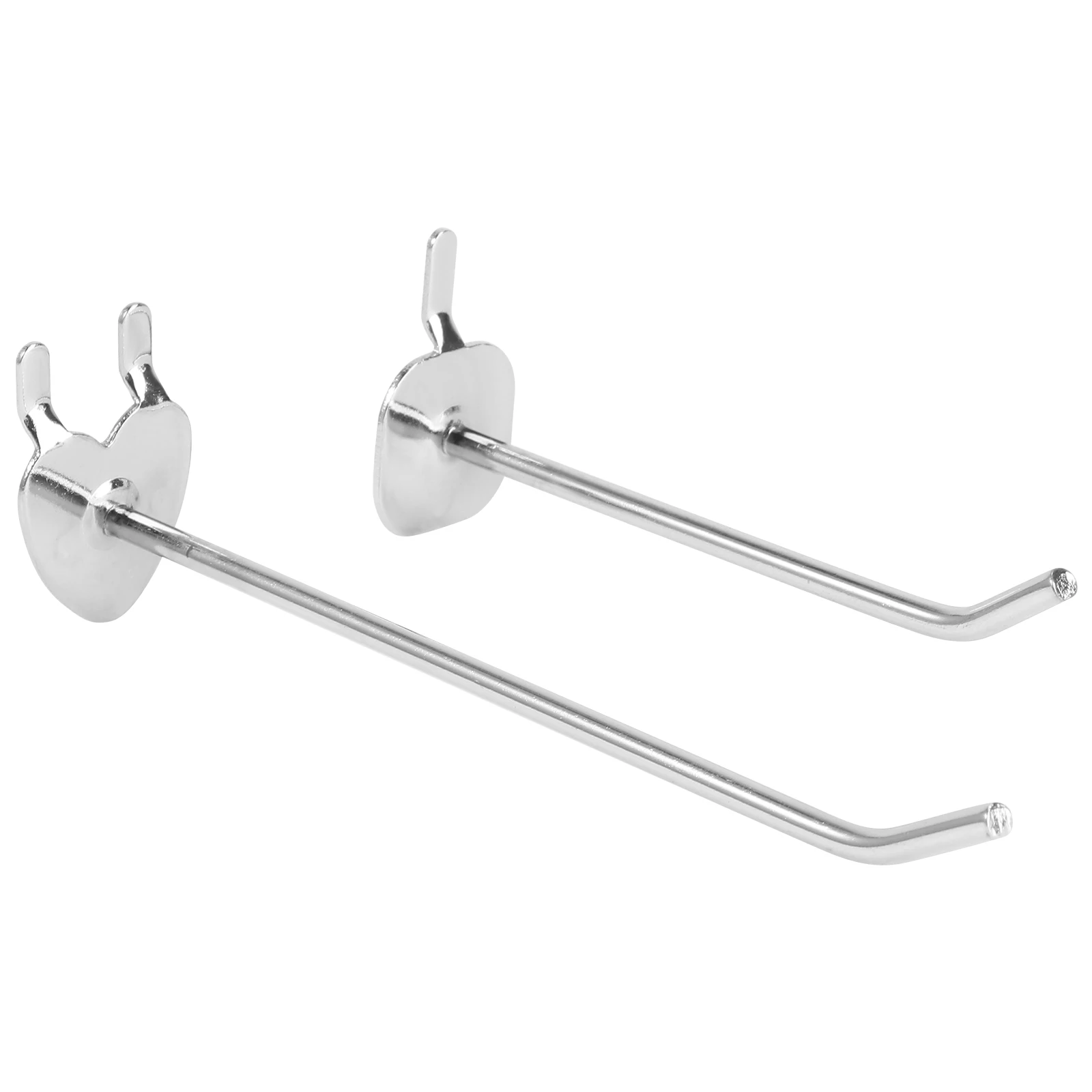 

20 Pcs Heart Apple Shaped Hooks Supermarket Shelf Clothing Rack Kitchen Shop Display Iron Pegboard Hooks Strong Load Smooth