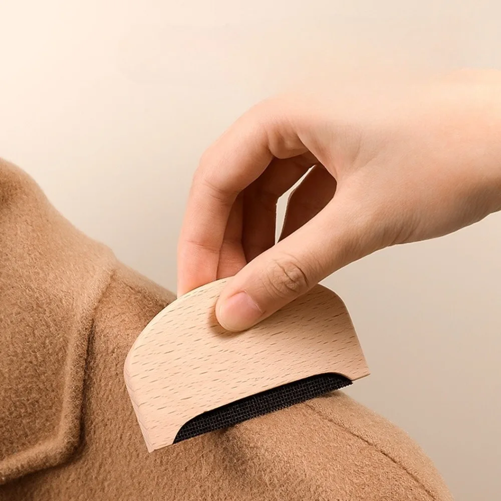 Durable Convenient Fabric Comb Wooden Sweater Clothes Epilator Shaver Lint Trimmer Lint Remover