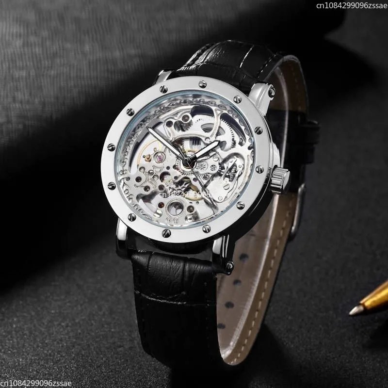 SSSSS High-quality Skeleton Mechanical Watch Waterproof Fully Automatic 1963 Watch 39mm Fashion Sports Business Watch