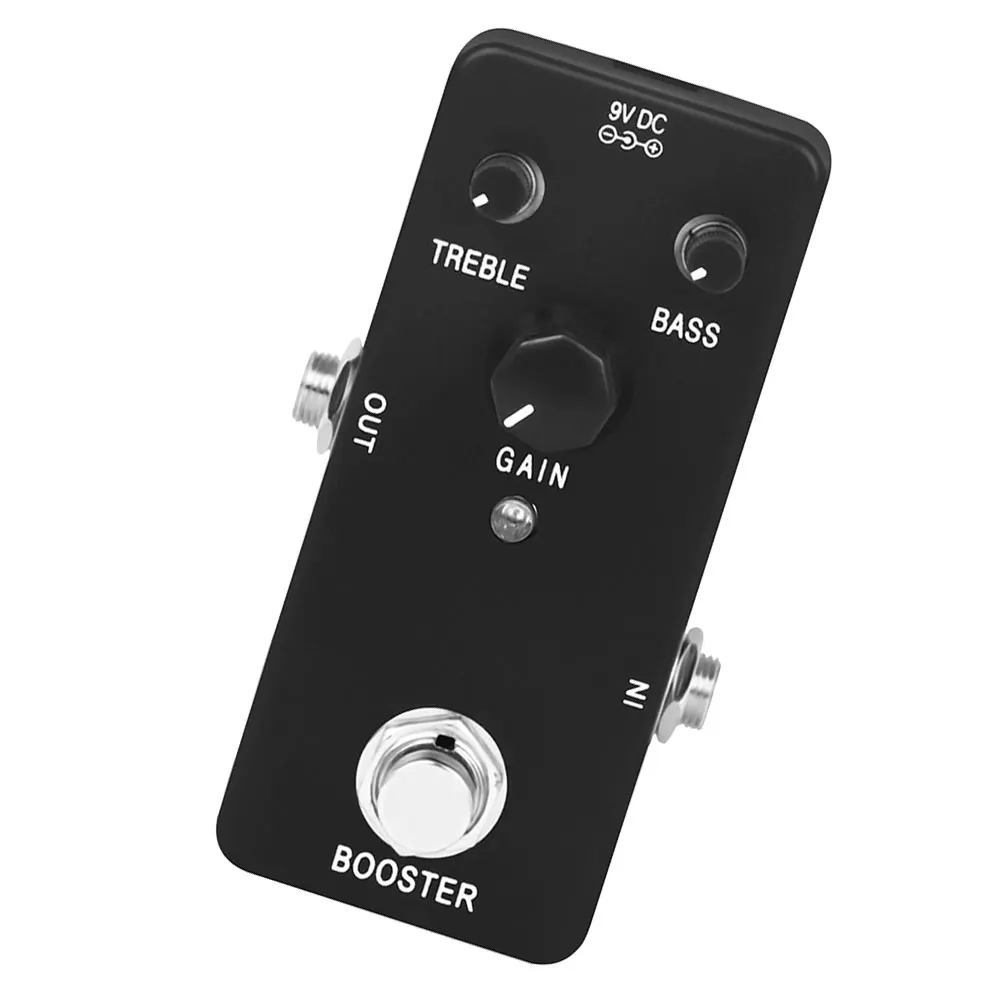 Bloque eléctrico efector de bajo estéreo ABS Pedal Digital retardo sonido estéreo guitarra Pedal de retardo accesorios de guitarra