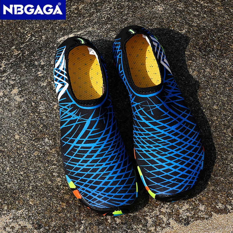 Unisex Couple Outdoor Water Shoes Barefoot Quick-Dry Aqua Socks for Men Women Non-Slip Lightweight Beach Swim Surf Diving