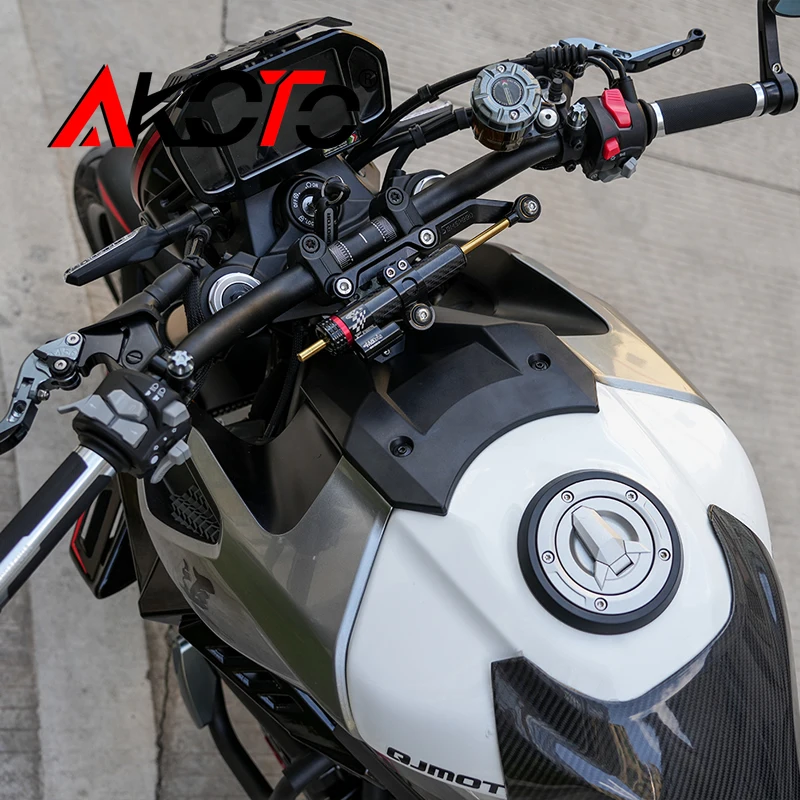 Motorcycle Damper Stabilizer Bracket Complete Kit FOR QJMOTOR SRK600RS Street Srk600 SRK 600RS 600 RS Directional Steering
