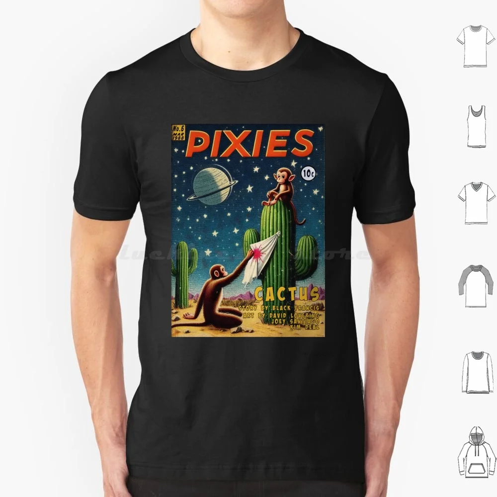 A Pixies Cactus Story T Shirt Cotton Men Women DIY Print Pixies Where Mind Thepixies Frank Black Breeders Deal Trompe Monde