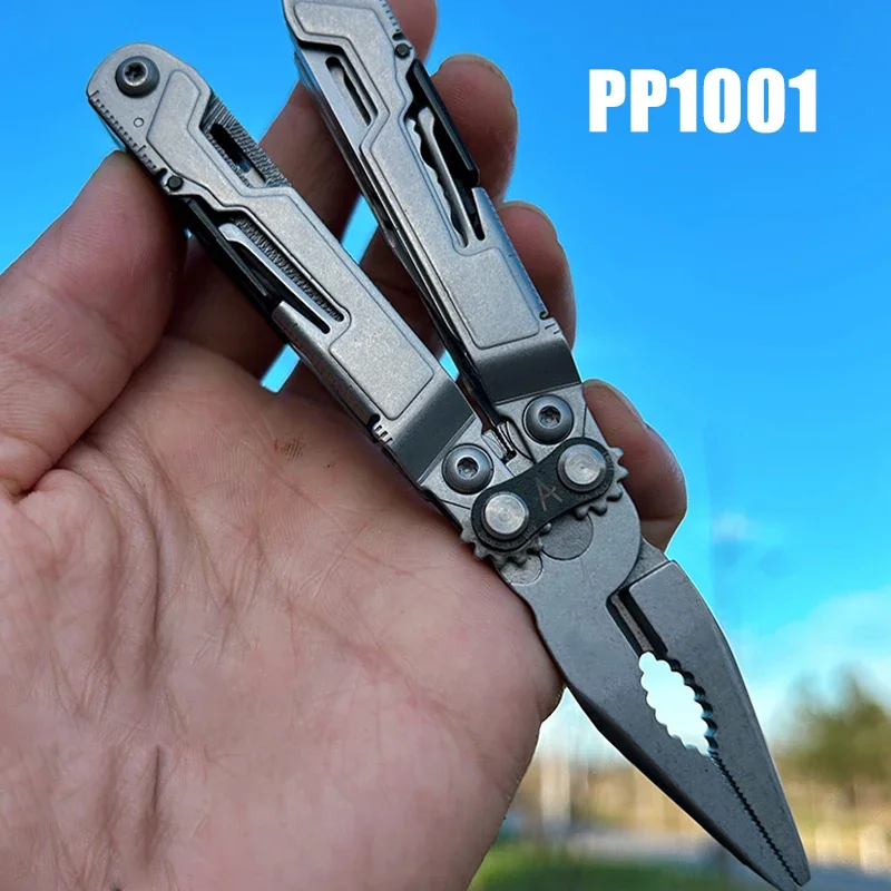 

PP1001 Folding Multifunctional Combination Tool Pliers EDC Outdoor Equipment Outdoor Small Tools