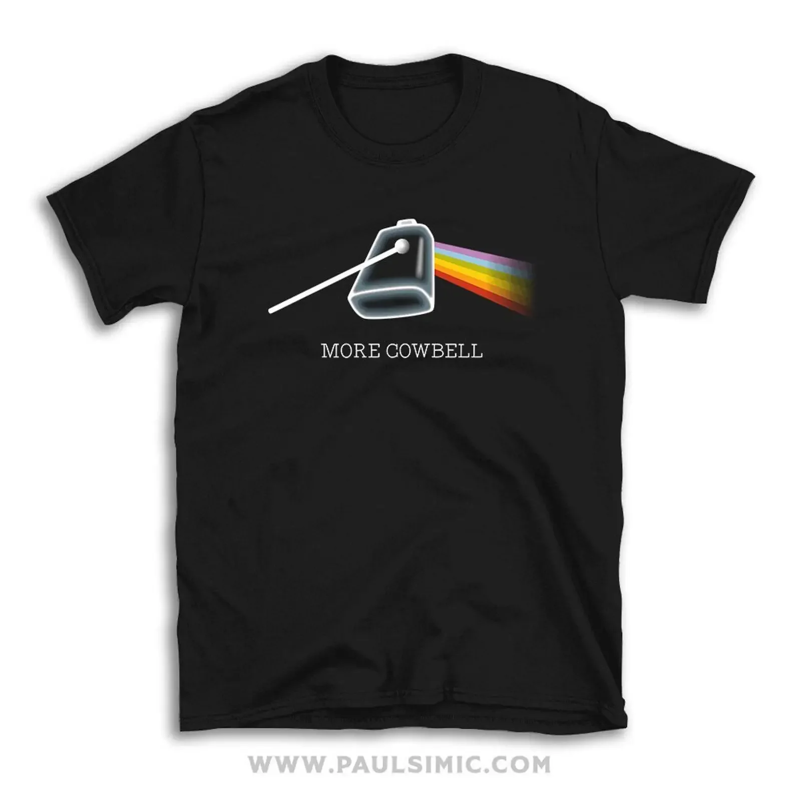 Dark Side of the Cowbell T Shirt More Long Sleeve Funny  vintage Washed homme Breathable graphic Stretched Slightly