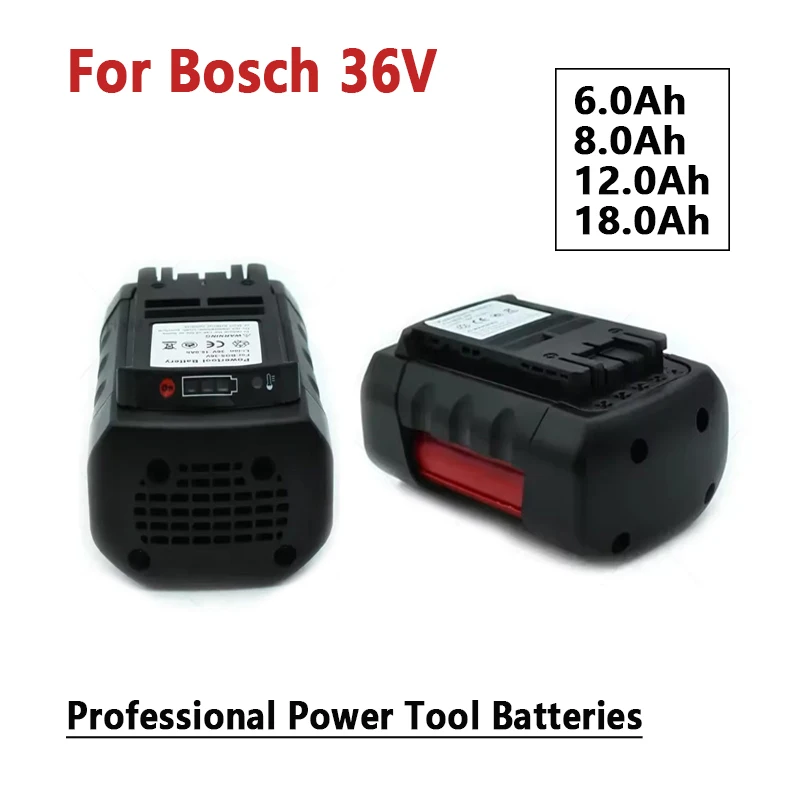 High-capacity36V18000mAhLithium-ionOriginal Battery for Bosch BAT810 BAT836 GBH36V-Li Power Tool Replacement Battery Lithium-ion