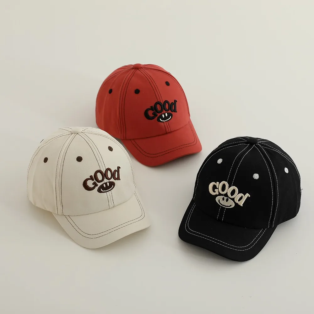 

New Baby Clothes Children Embroidery Letter Baseball Hat Girls Facing Peaked Hats Boy Sports Casual Caps Cotton Kid Tennis Cap