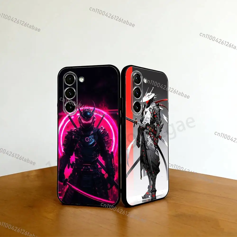 Cybercore MechaSamurai Phone Case For Samsung GalaxyA53,51,72,73,31,30,42 Soft Silicone Phone Protective Case