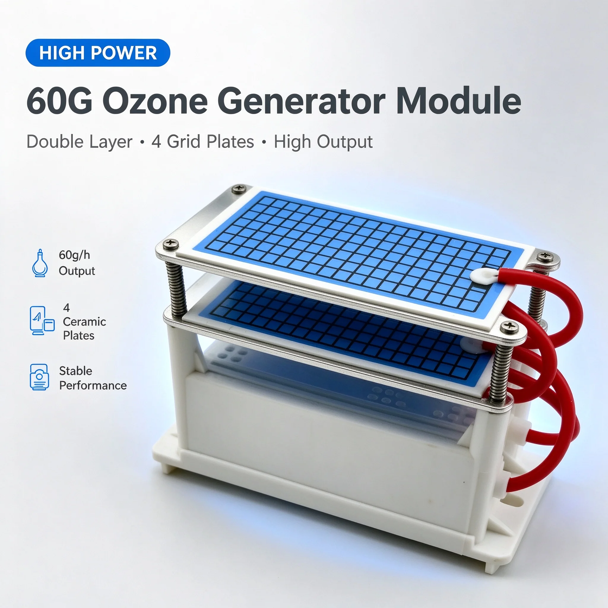 220V 60g 10g Ozongenerator Luftreiniger Ozonisator zur Sterilisation und Reinigung, Formaldehyd-Entfernung, Geruchsbeseitigung, Ozonmaschine – Detail 1