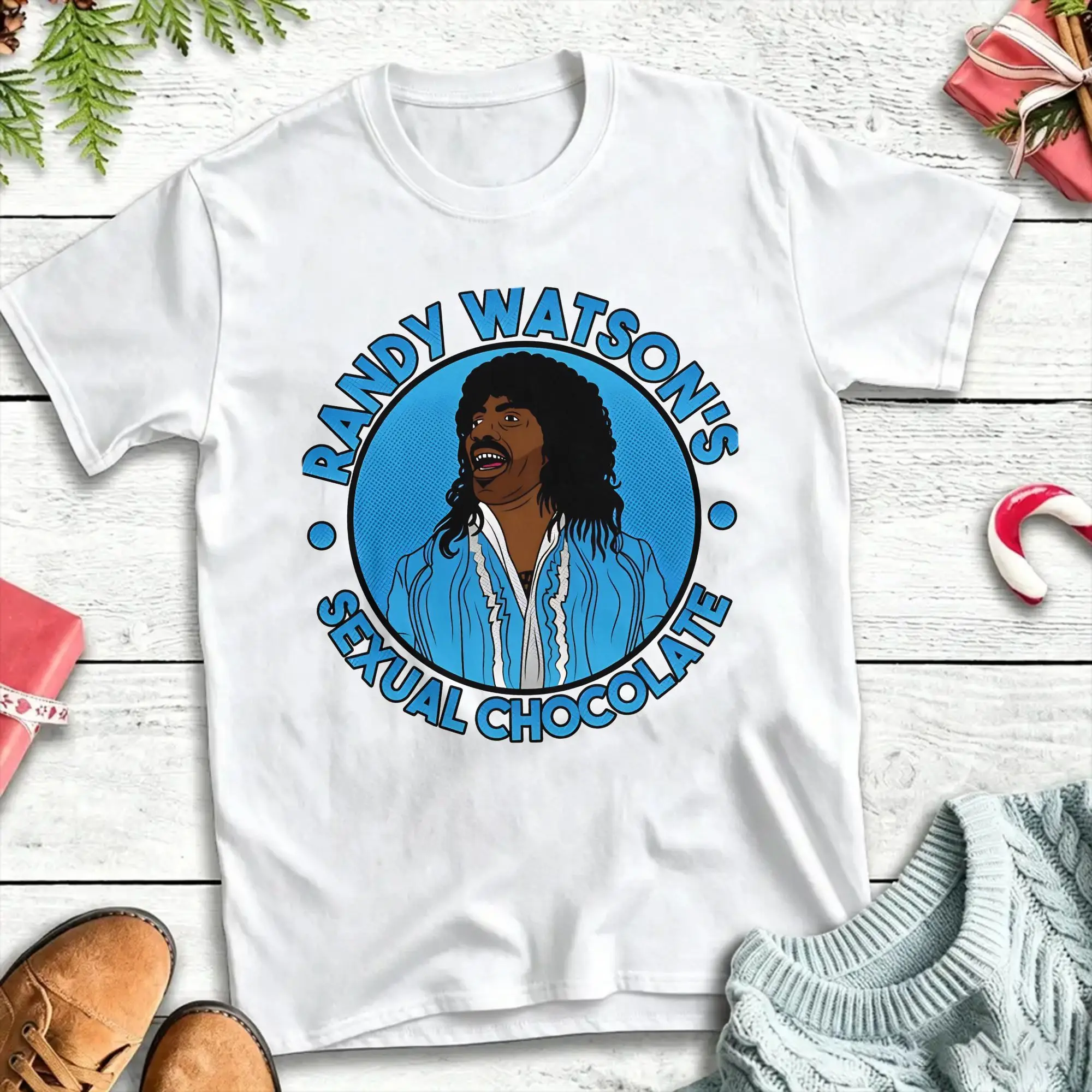 Men's Sexual Chocolate Randy Watson T Shirt  100% Cotton Clothing Cool Short Sleeve O Neck Tee Shirt Printed T-Shirts