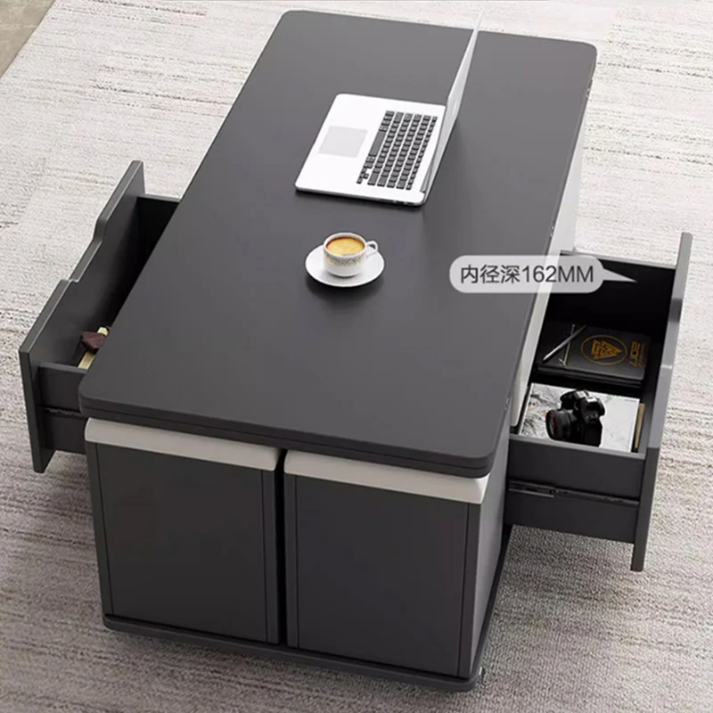 

2025 new lifting multi-functional coffee table dining table integrated two-in-one folding small apartment living room removable