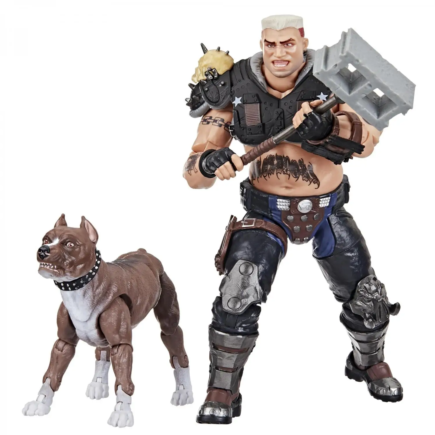 G.i. Joe Classified Series #135, Dreadnok Road Pig & Rawkus, Collectible 6 Inch Action Figure with Pet Dog Pit Bull Figure