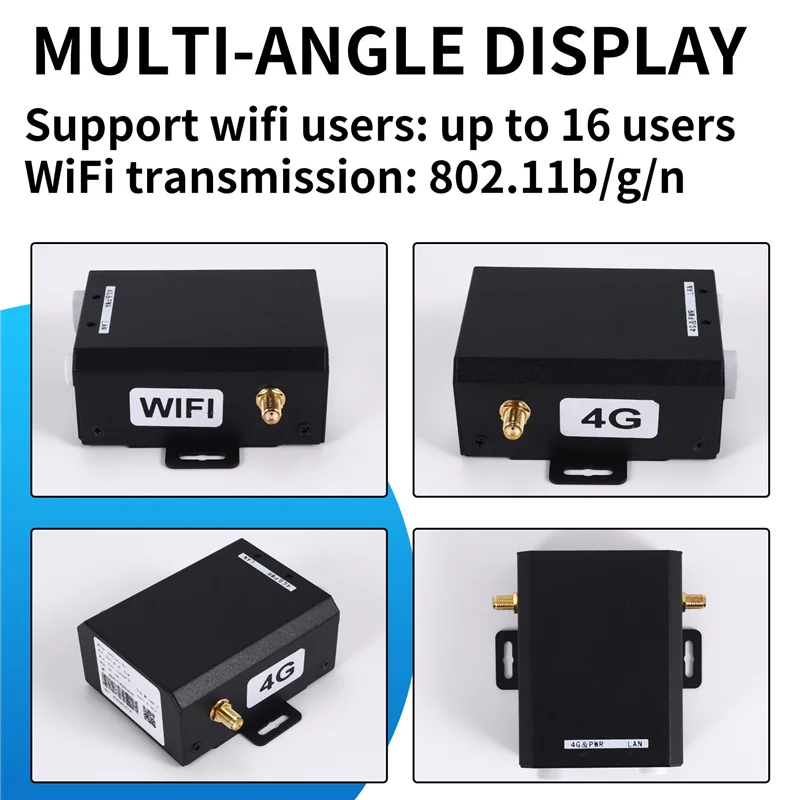 신제품! H927 4G 산업용 무선 라우터 4G LTE CAT4 150Mbps SIM 슬롯 와이파이 라우터 최대 16명 사용자 지원 (SMA 안테나 2개 포함)