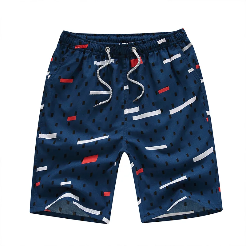 Summer Couple Beach Pants Men's Large Capris Shorts Men's Beach Pants Printed Men's Quick Drying Beach Pants