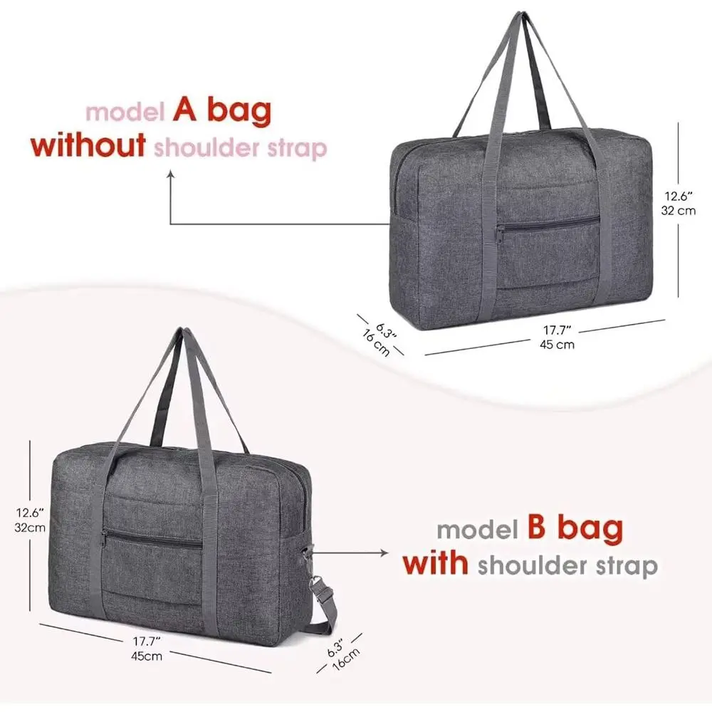 Hot Underseat Travel Duffel Bag Foldable Convenient Carry-on Luggage Bag Carry-on Personal Item Bag For Airlines Travel Vacation