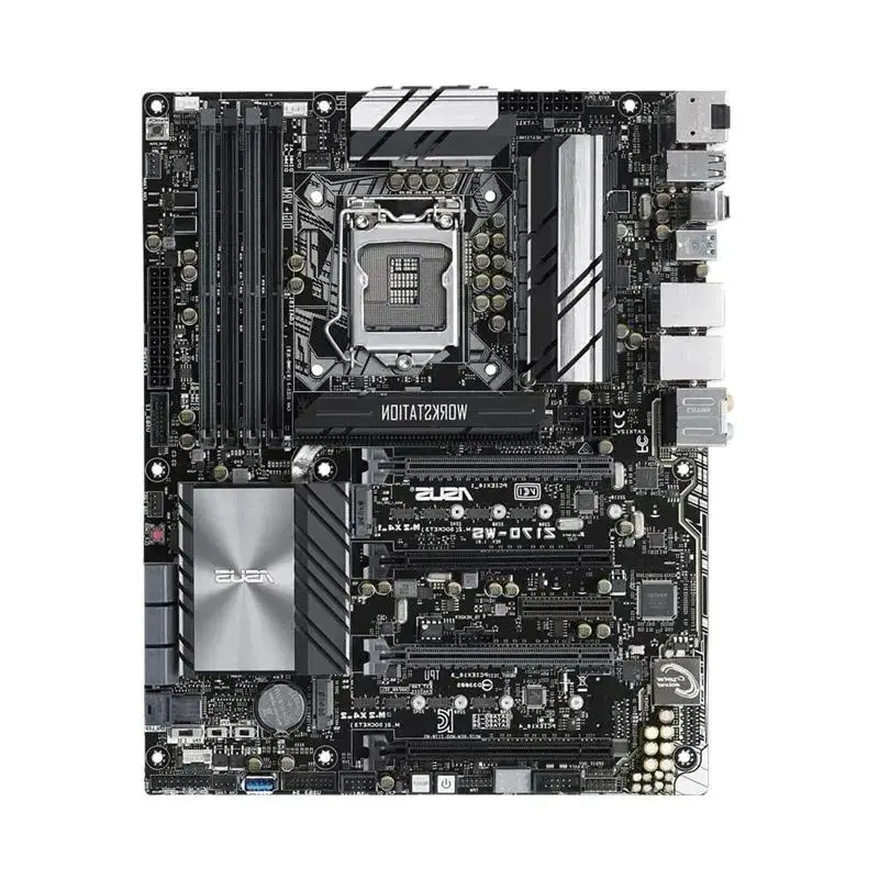 중고 마더보드, ASUS Workingstation 마더보드, Z170-WS, ATX 폼 팩터, LGA 1151 소켓, 6 세대 코어 CPU, Z170 칩셋