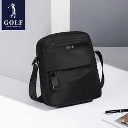 Borsa a tracolla singola da golf Borsa da uomo per il tempo libero messenger in tessuto Oxford tendenza Zaino in tela