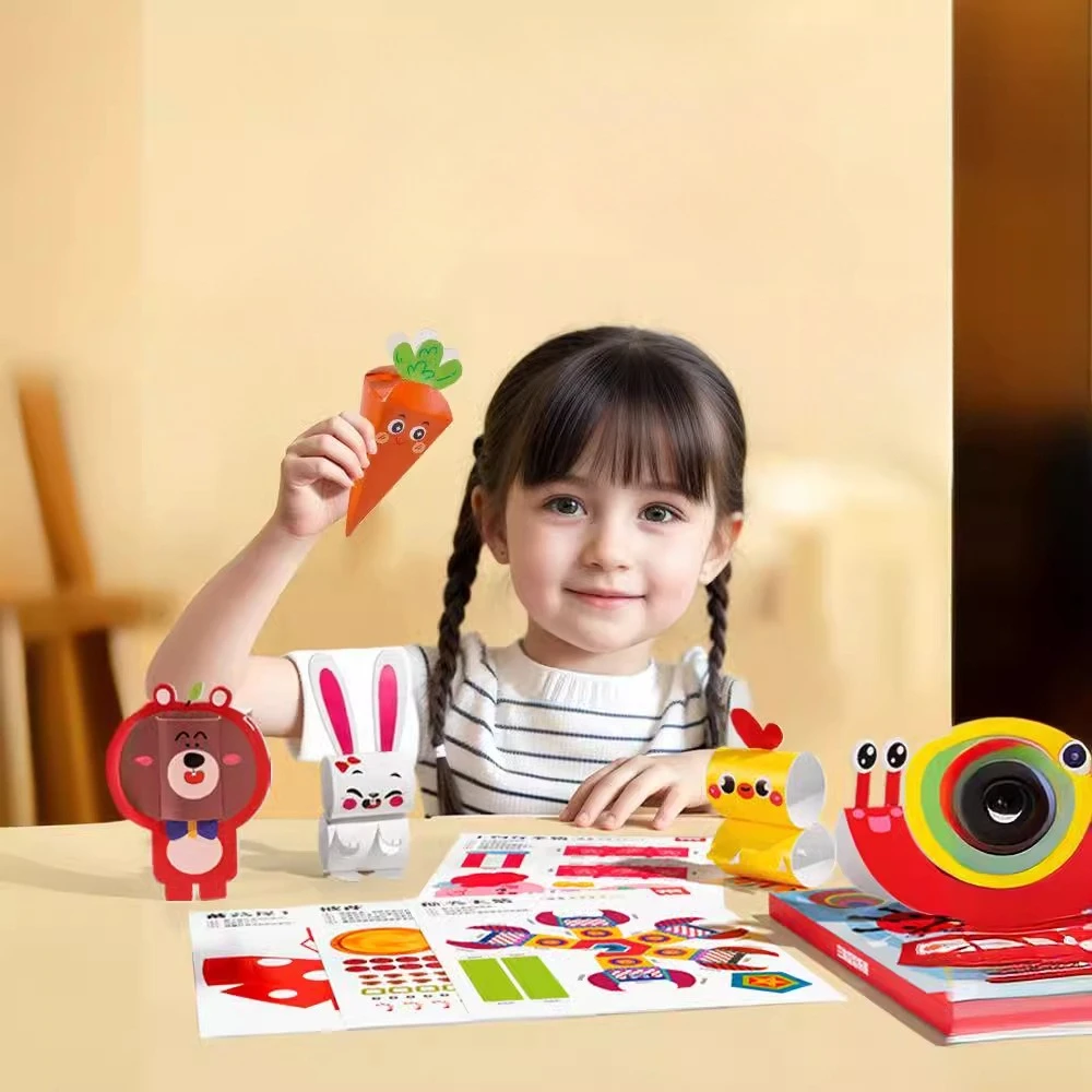 

Набор для оригами из 32 листов: 3D-оригами для детей, узоры животных и домашних питомцев, поделки своими руками для начинающих, для мальчиков и девочек