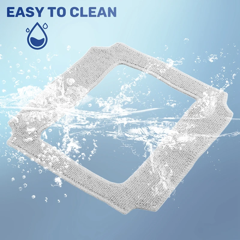 6PCS Window Cleaning Robot Mop Cloth Cleaning Rag Towel Dust Cloth Cleaning Cloth For LIECTROUX YW910
