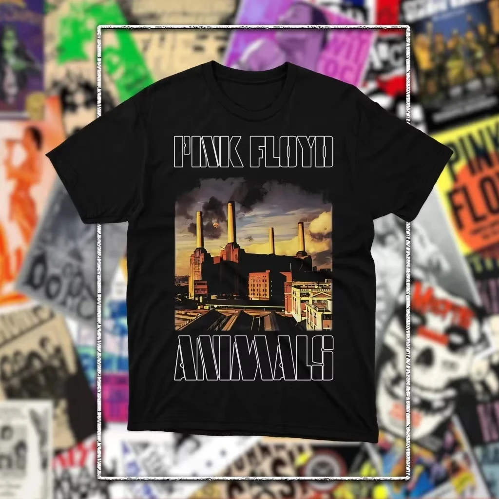 Pink Floyd Band Graphic Vintage Men Women T Shirt Cotton Oversized Streetwear Short Sleeve Horror Punk Y2k Female Male Clothing