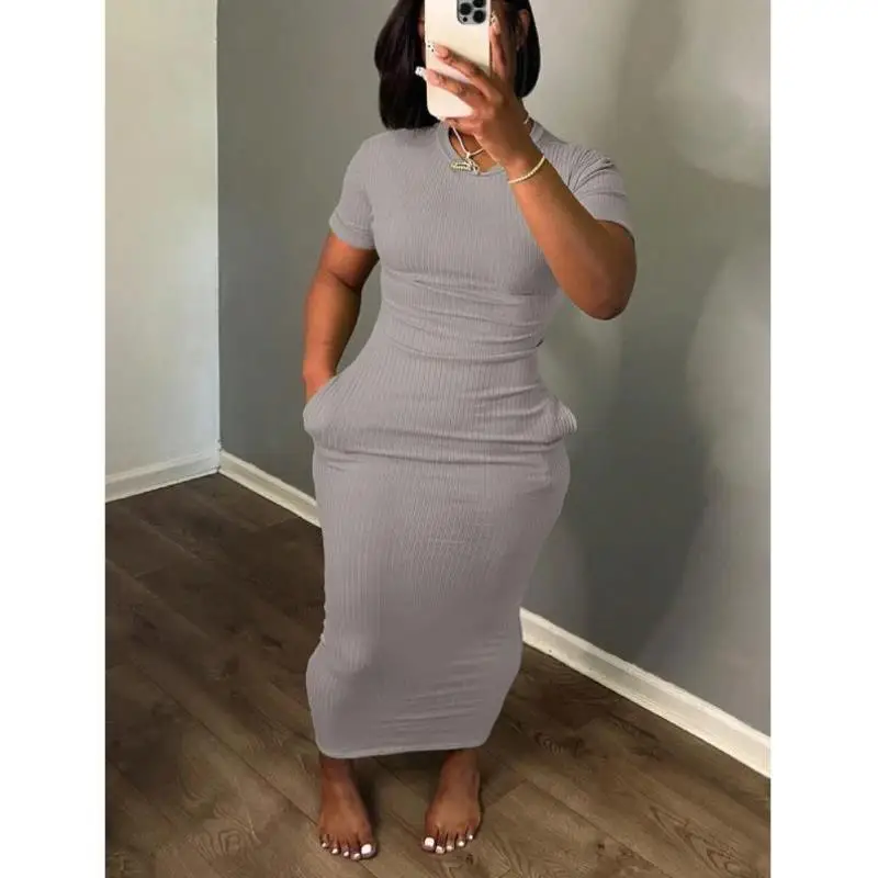 

G 22487 New Cross-Border Women's round Ne ket Casual ort Sve Top for Daily Wear Autumn Season Seven-Quarter Sve