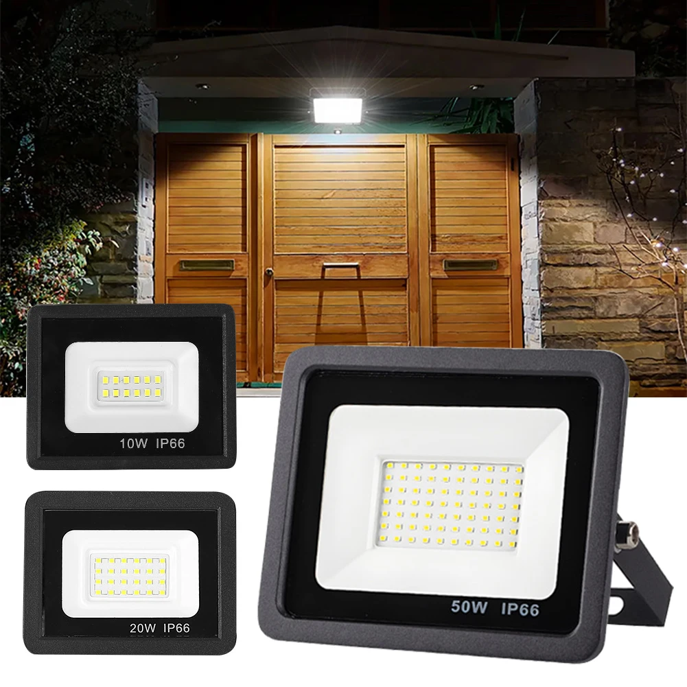 

LED PIR Motion Sensor Floodlight Outdoor Wall Light White Light 50W 30W 20W 10W IP66 Waterproof LED Spotlight For Garden