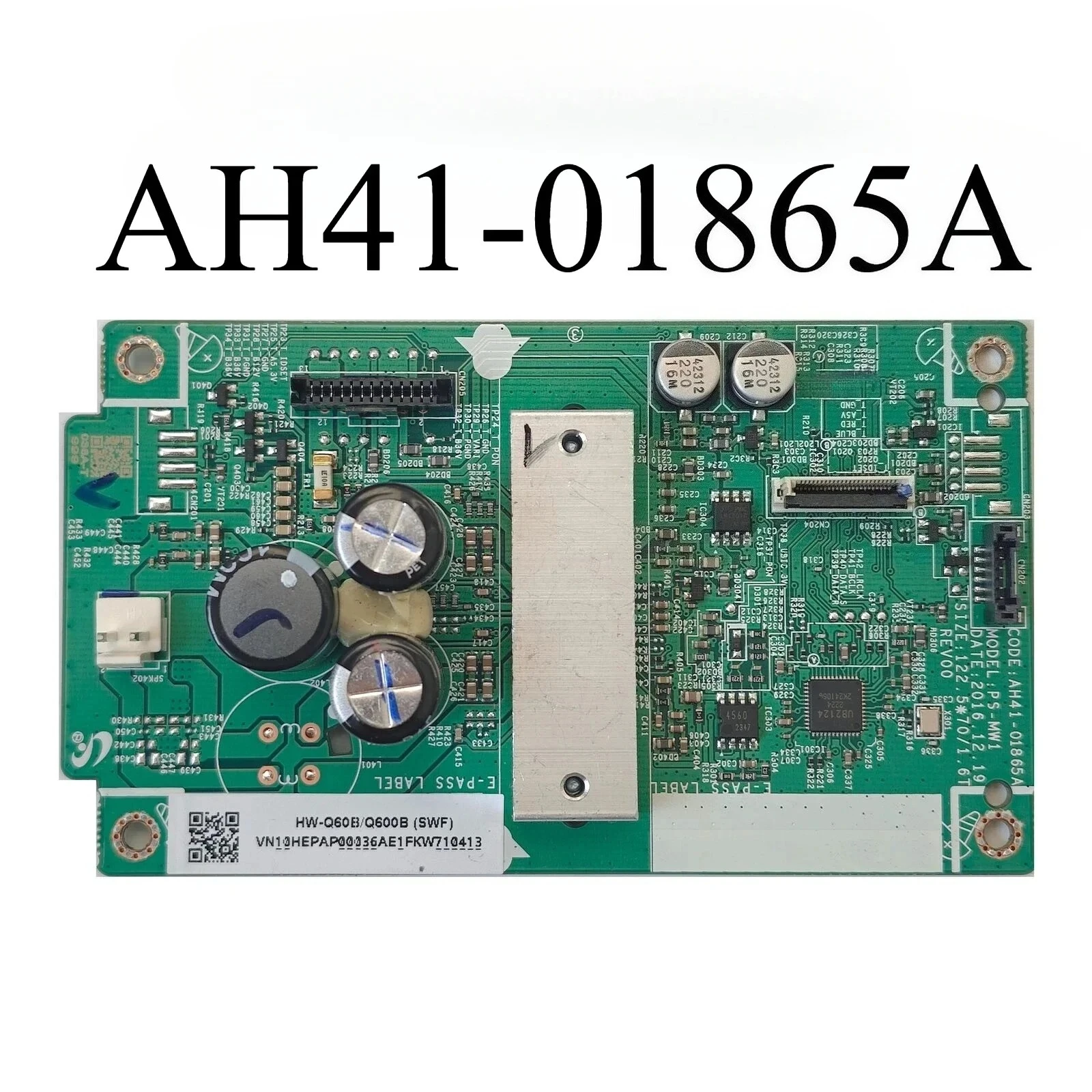 

Main Board AH41-01865A HW-Q60B/Q600B(SWF) Wireless Subwoofer Motherboard fits PS-WA75B PS-WA85B HW-M450 HW-M550 HW-Q70T HW-Q70R